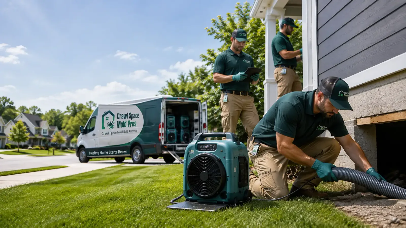 Crawl Space Mold Removal in Le Roy, IL